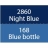exterieur bleu nuit - interieur bleu bouteille