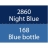 toile bleu nuit - bordure bleu bouteille