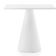 Pied de mange debout Ikon Pio e Tito Toso Pedrali design conique table polypro