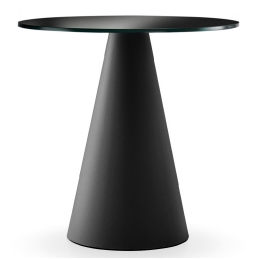 Pied de mange debout Ikon Pio e Tito Toso Pedrali design conique table polypro