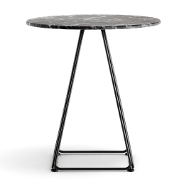 Pied de table colonne Lunar Pio e Tito Toso Pedrali acier