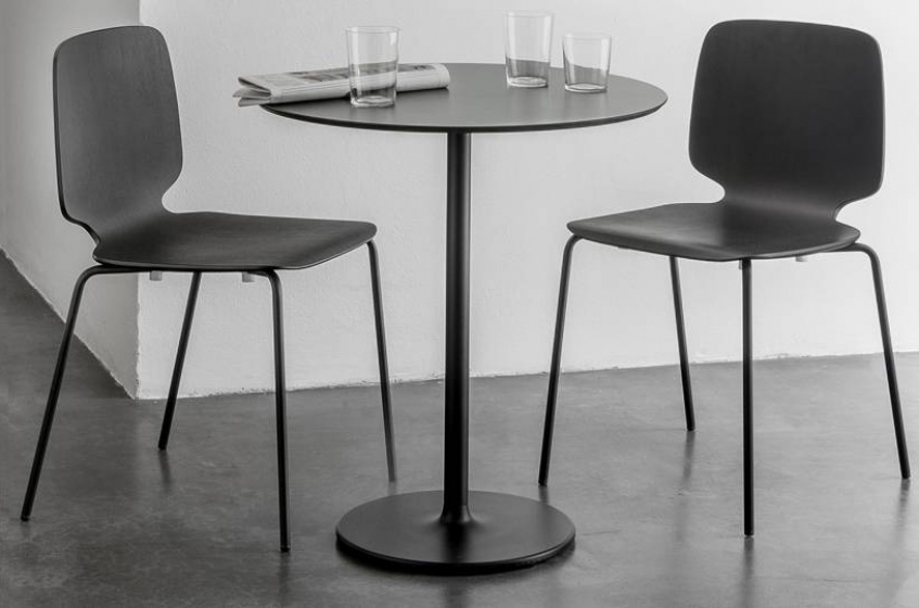 Pied de table colonne Stylus Pedrali ronde carrée 