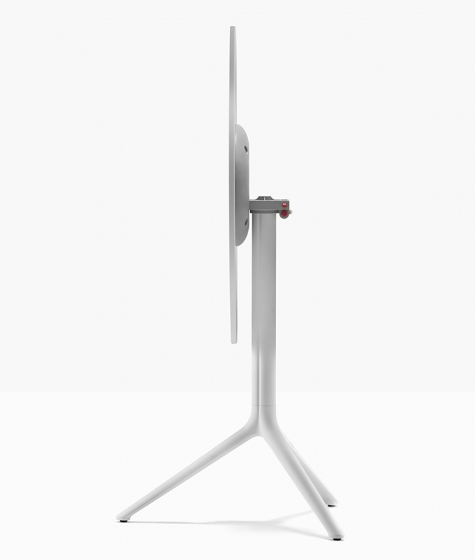 Pied de table Elliot 5475 5470 Patrick Jouin Pedrali hotel café bar 5470 5475 aluminium rabat plateau design 3 ou 4 branches si