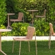 Pied de table Elliot 5475 5470 Patrick Jouin Pedrali hotel café bar 5470 5475 aluminium rabat plateau design 3 ou 4 branches si