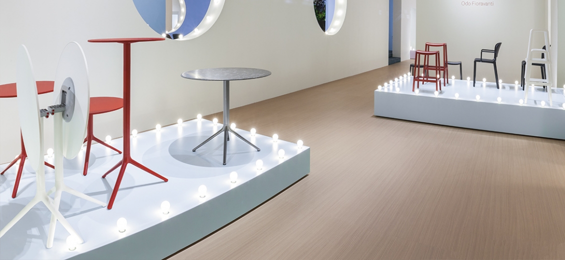 Pied de table Elliot 5475 5470 Patrick Jouin Pedrali hotel café bar 5470 5475 aluminium rabat plateau design 3 ou 4 branches si