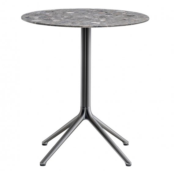 Pied de table Elliot 5475 5470 Patrick Jouin Pedrali hotel café bar 5470 5475 aluminium rabat plateau design 3 ou 4 branches si