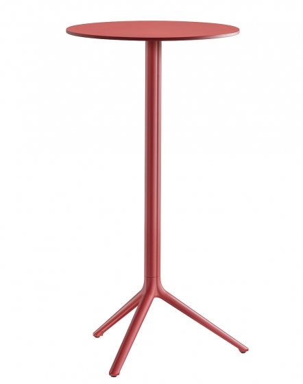 Pied de mange debout Table haute Elliot Patrick Jouin Pedrali 5476 5474 Rabattable 