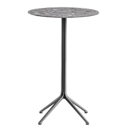 Pied de mange debout Table haute Elliot Patrick Jouin Pedrali 5476 5474 Rabattable 