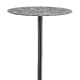 Pied de mange debout Table haute Elliot Patrick Jouin Pedrali 5476 5474 Rabattable 