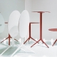 Pied de mange debout Table haute Elliot Patrick Jouin Pedrali 5476 5474 Rabattable 