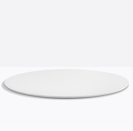 Plateau de table Compact tout blanc Pedrali 