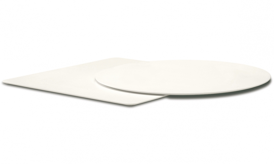 Plateau de table Compact tout blanc Pedrali 