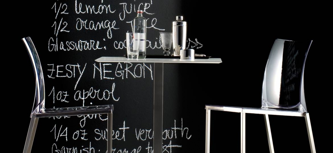 Plateau de table Compact tout blanc Pedrali 