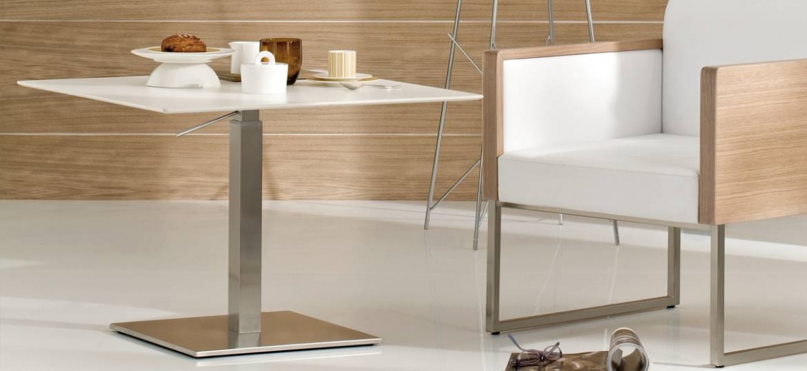 Plateau de table Compact tout blanc Pedrali 