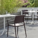 Plateau de table Compact tout blanc Pedrali 