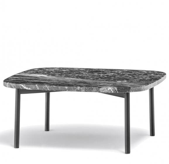 Table basse Buddy Busetti Garuti Redaelli Pedrali acier 