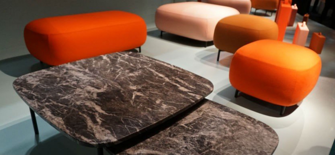 Table basse Buddy Busetti Garuti Redaelli Pedrali acier 