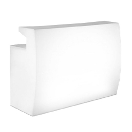 Comptoir de bar Igloo Pedrali mobilier lumineux transparent plastique 