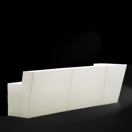 Comptoir de bar Oblique Pedrali éclairage lumineux design 