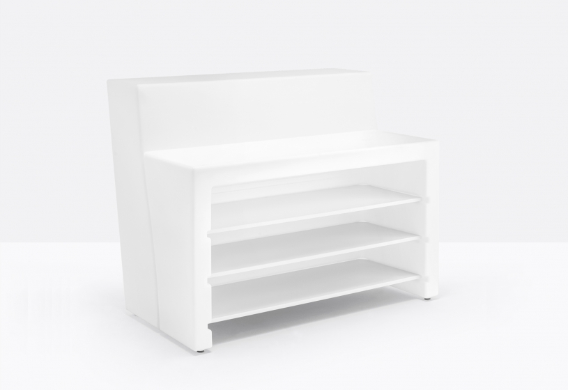 Comptoir de bar Oblique Pedrali éclairage lumineux design 