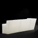 Comptoir de bar angle Oblique Pedrali éclairage lumineux design 