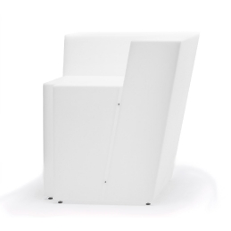 Comptoir de bar angle Oblique Pedrali éclairage lumineux design 