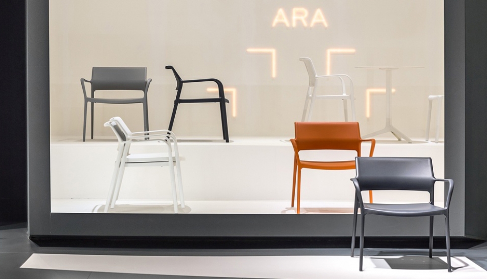 Fauteuil lounge Ara jorge pensi Pedrali polypropylène empilable
