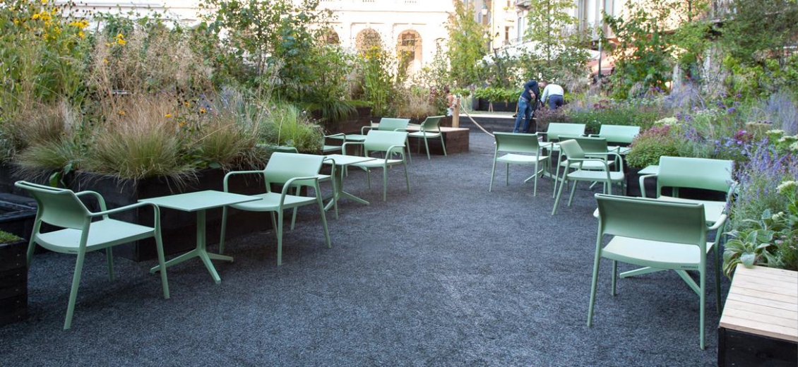 Fauteuil lounge Ara jorge pensi Pedrali polypropylène empilable