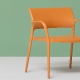 Fauteuil lounge Ara jorge pensi Pedrali polypropylène empilable