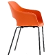 Fauteuil Babila Odo Fioravanti Pedrali polypropylène acier chromé