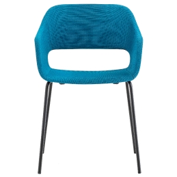 Fauteuil Babila Odo Fioravanti Pedrali polypropylène acier chromé