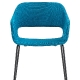 Fauteuil Babila Odo Fioravanti Pedrali polypropylène acier chromé