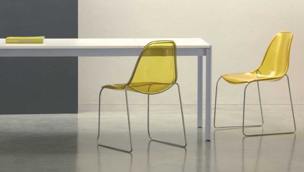 Chaise Day Dream Claudio Dondoli Marco Pocci Pedrali acier chromé