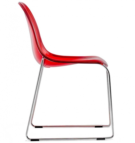 Chaise Day Dream Claudio Dondoli Marco Pocci Pedrali acier chromé