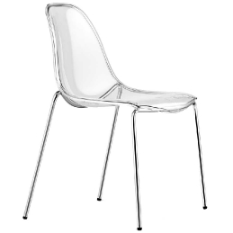 Chaise Day Dream Claudio Dondoli Marco Pocci Pedrali acier chromé