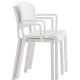 Fauteuil Bridge Dome Odo Fioravanti Pedrali polypropylène beige gris