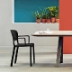 Fauteuil Bridge Dome Odo Fioravanti Pedrali polypropylène beige gris
