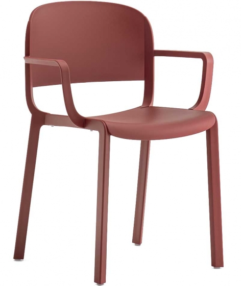 Fauteuil Bridge Dome Odo Fioravanti Pedrali polypropylène beige gris