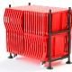 enjoy pedrali chariot acier noir plaza mobilier chaises stockage