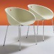 Fauteuil Gliss pedrali technopolymère polycarbonate plaza mobilier