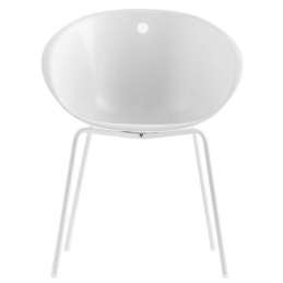 Fauteuil Gliss pedrali technopolymère polycarbonate plaza mobilier