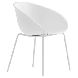 Fauteuil Gliss pedrali technopolymère polycarbonate plaza mobilier