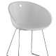 Fauteuil Gliss pedrali acier technopolymère plaza mobilier 
