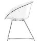 Fauteuil Gliss pedrali acier technopolymère plaza mobilier 