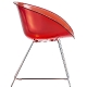 Fauteuil Gliss pedrali acier technopolymère plaza mobilier 