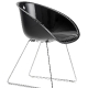 Fauteuil Gliss pedrali acier technopolymère plaza mobilier 