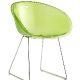 Fauteuil Gliss pedrali acier technopolymère plaza mobilier 