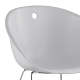 Fauteuil Gliss pedrali acier technopolymère plaza mobilier 