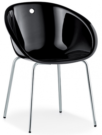 Fauteuil Gliss pedrali technopolymère polycarbonate plaza mobilier
