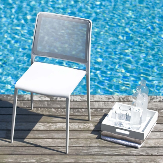 achat pedrali mya 701 chaise stéphane plaza mobilier promo noir textylene exterieur chaise piscine design terrasse